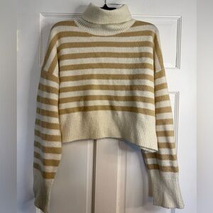 Mod on Trend Crop Turtle Neck Sweater